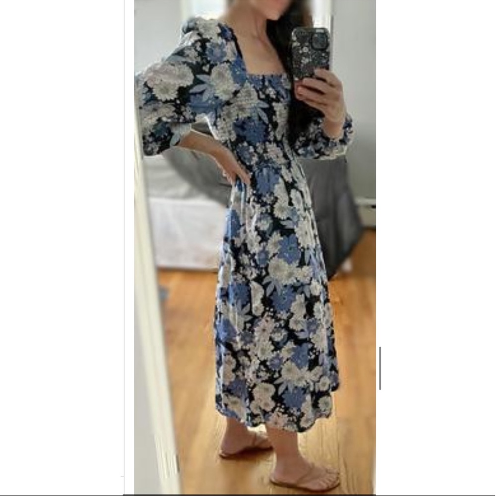 🔴 J. Crew 100% Linen daydream dress in zinnia floral - Picture 11 of 11